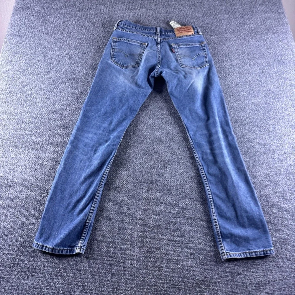 Levi's 511 Jeans Mens 29x29 Blue Slim Straight Stretch Denim Pants 04511-1183